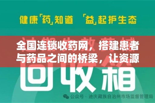 菏泽全国连锁收药网，搭建患者与药品之间的桥梁，让资源更高效流动