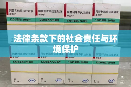 菏泽法律条款下的社会责任与环境保护